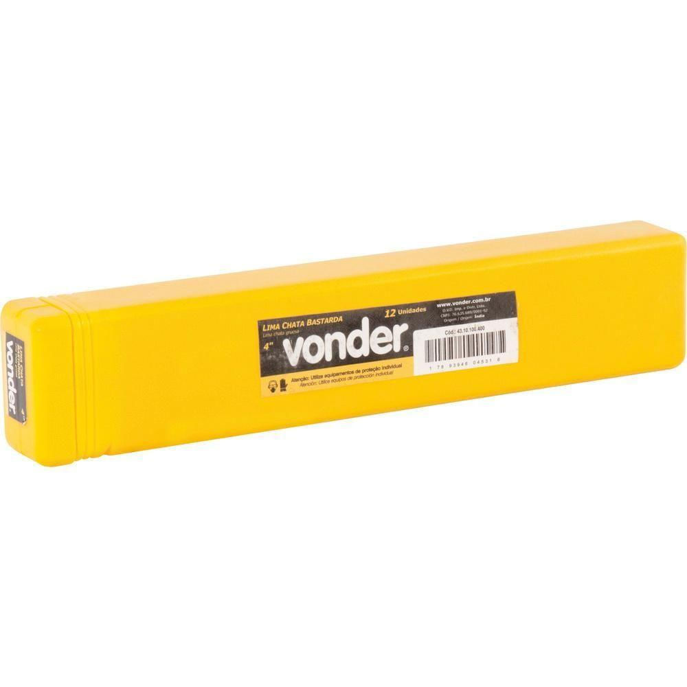 Lima Chata Bastarda 8" Sem Cabo - Vonder