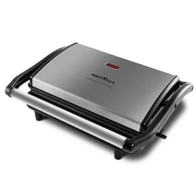 Sanduicheira Grill Britânia BGR27I Press – Inox/Preta Inox,Preto / 220