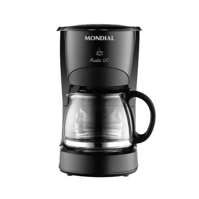 Cafeteira Elétrica Mondial Pratic CN-01 Preta 20 Xícaras - 127V UNICA
