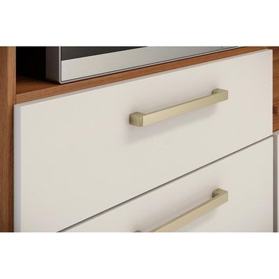Cozinha Modulada Completa Select c/ 6 Portas e 2 Gavetas 178x194 Amendola/Branco - Demóbile