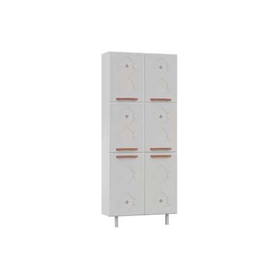 Módulo Cozinha Telasul Mirage New Paneleiro Aço 6 Portas 80cm Branco-Telasul