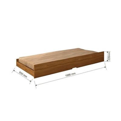 Cama Multifuncional Juvenil Pérola c/ Auxiliar Branco - Conquista