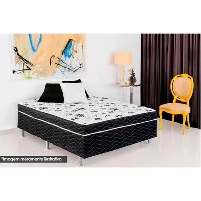 Cama Box Conjugado Casal: Colchão Ortopédico Union (138x188) Ortobom