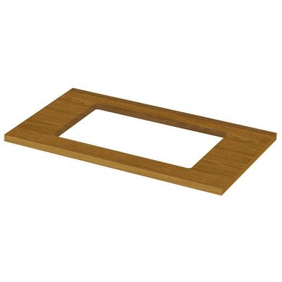 Módulo Cozinha Henn Americana Tampo Gabinete p/Cooktop 80x53cm Nature-Henn