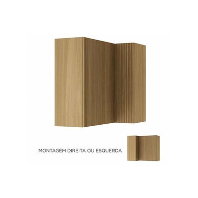 Módulo Cozinha Nesher Rainha Armário Canto c/ 2Portas 92 cm Nature - Nesher