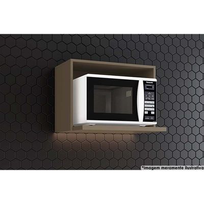 Módulo Cozinha Henn Americana Suporte Nicho p/Microondas Connect 60x44cm Duna-Henn