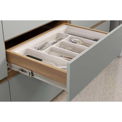 Cozinha Modulada Completa Rainha Gourmet 7 Peças C7P01 Nature/Verde - Nesher