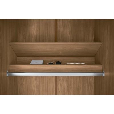 Guarda Roupa 4 Portas e 2 Gavetas Buriti jatoba/Areia - Santos Andirá