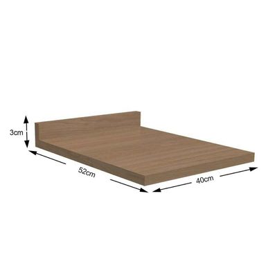 Tampo de Cozinha Modulado p/ Balcão E602 40cm Nogueira - Kappesberg