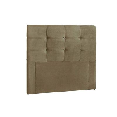 Cabeceira Cama Box Estofada Solteiro Solteiro Clean Plus Suede Bege - Simbal