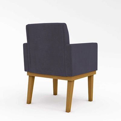 Kit 10 Poltronas Decorativa Reforçada Salão Cor:cinza