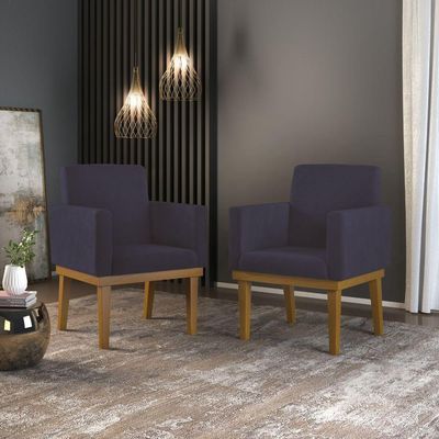 Kit 10 Poltronas Decorativa Reforçada Salão Cor:cinza