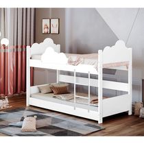 Beliche Solteiro Montessoriana Nuvem Erika - Branco - Branco