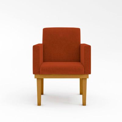 Cadeira Escritório Poltrona Reforçada terracota