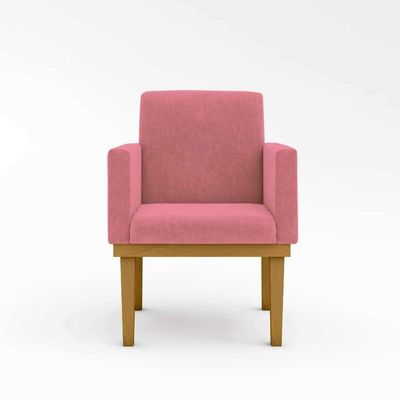 Cadeira Escritório Poltrona Reforçada rosa