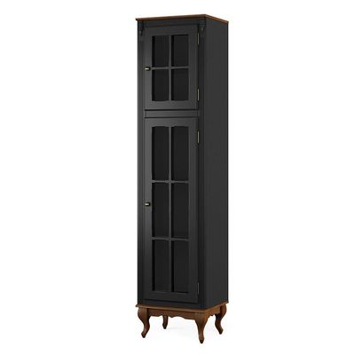 Paneleiro de Cozinha com 2 Portas Laca Cinza