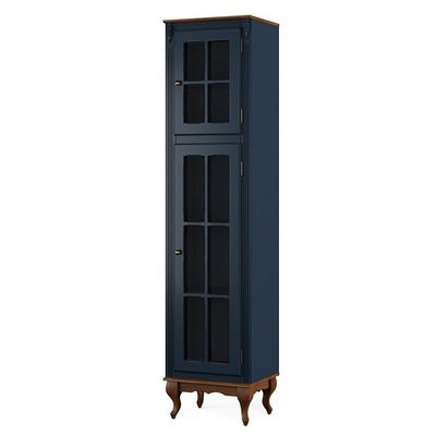 Paneleiro de Cozinha com 2 Portas Laca Cinza