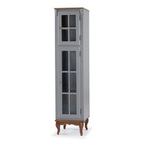 Paneleiro de Cozinha com 2 Portas Laca Cinza
