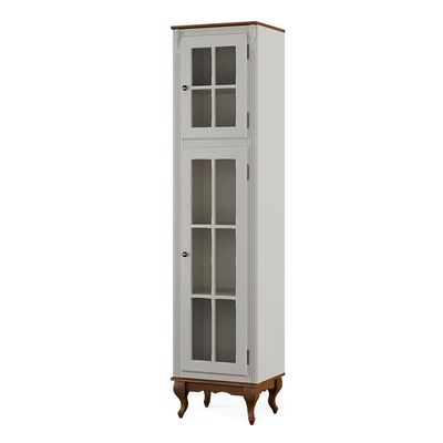 Paneleiro de Cozinha com 2 Portas Laca Cinza