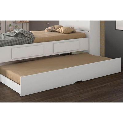 Cama Auxiliar Infantil Premium Ii Branco - Conquista