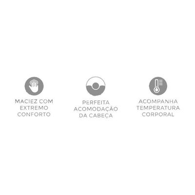 Travesseiro Viscoelástico Nasa Luxo King Nn1016 (90x50) - Duoflex