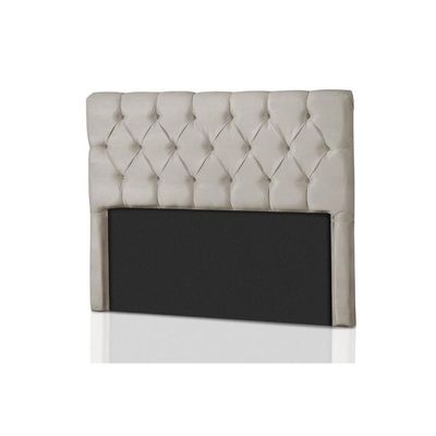 Cabeceira Cama Box Estofada Casal Prodormir Califórnia Suede Bege Claro - Probel