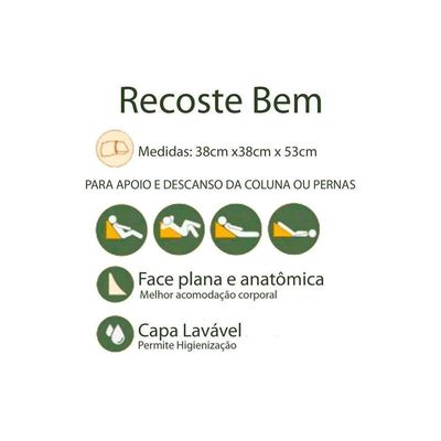 Travesseiro Suavencosto Triangulo Recoste Bem Am0006 (38x38x53) - Duoflex