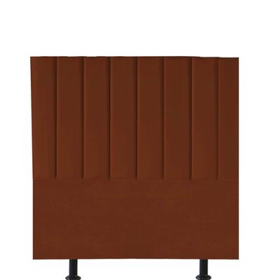 Cabeceira Estofada Carla 90cm Solteiro Para Cama Box Quarto Suede Terracota Telha - Gat Magazine