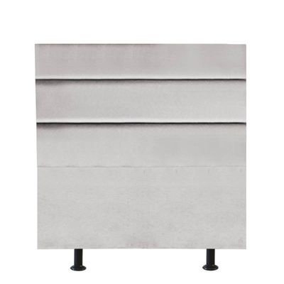 Cabeceira Estofada Argentina 90cm Solteiro Para Cama Box Quarto Suede Cinza Claro - Gat Magazine