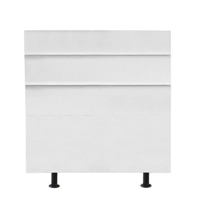 Cabeceira Estofada Argentina 100cm Solteiro Para Cama Box Quarto Corino Branco - Gat Magazine