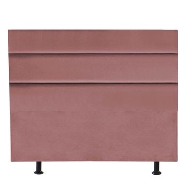 Cabeceira Estofada Argentina 140cm Casal Para Cama Box Quarto Suede Rose Gold - Gat Magazine