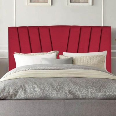 Cabeceira Estofada Bélgica 160cm Queen Size Para Cama Box Quarto Corino Vermelho - Gat Magazine