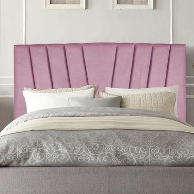 Cabeceira Estofada Bélgica 160cm Queen Size Para Cama Box Quarto Suede Rosa Bebê - Gat Magazine