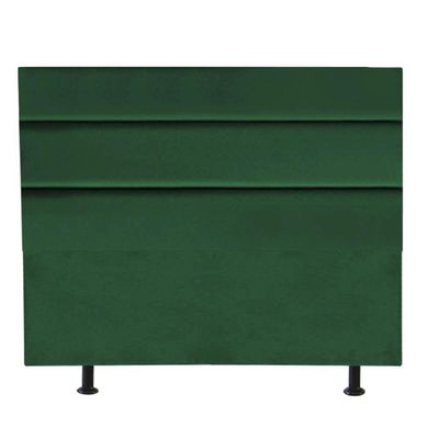Cabeceira Estofada Argentina 140cm Casal Para Cama Box Quarto Suede Verde - Gat Magazine