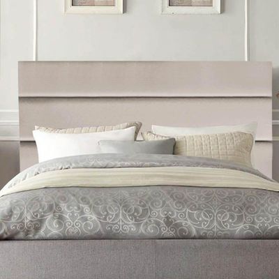 Cabeceira Estofada Argentina 140cm Casal Para Cama Box Quarto Corino Bege - Gat Magazine