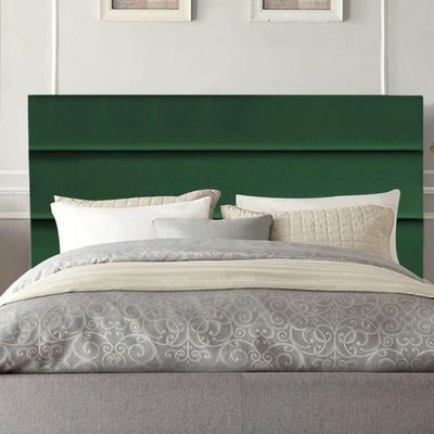 Cabeceira Estofada Argentina 160cm Queen Size Para Cama Box Quarto Suede Verde - Gat Magazine