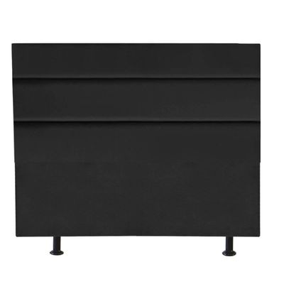 Cabeceira Estofada Argentina 195cm King Size Para Cama Box Quarto Suede Preto - Gat Magazine