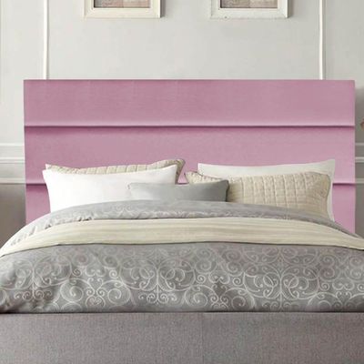 Cabeceira Estofada Argentina 195cm King Size Para Cama Box Quarto Suede Rosa Bebê - Gat Magazine