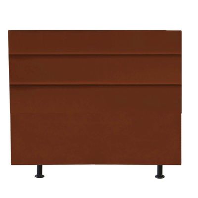 Cabeceira Estofada Argentina 160cm Queen Size Para Cama Box Suede Terracota Telha Gat Magazine
