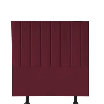 Cabeceira Estofada Carla 100cm Solteiro Para Cama Box Quarto Suede Bordô - Gat Magazine