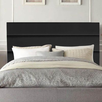 Cabeceira Estofada Argentina 160cm Queen Size Para Cama Box Quarto Corino Preto - Gat Magazine