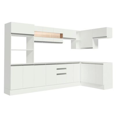 Cozinha Completa Modulada de Canto Smart 100% MDF Madesa
