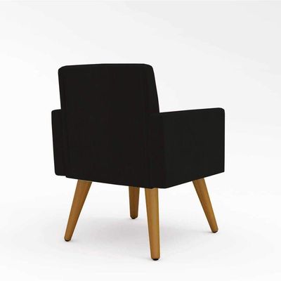 2 Poltronas Cadeiras p/ Escritó. Balaqui Decor preta
