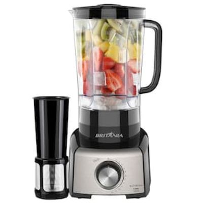 Liquidificador Britânia BLQ1380P Preto/Inox 1200W com 12 Velocidades Preto / 220