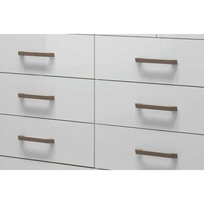 Guarda Roupa Casal 8 Portas E 6 Gavetas Master 8.6 Branco - Santos Andirá
