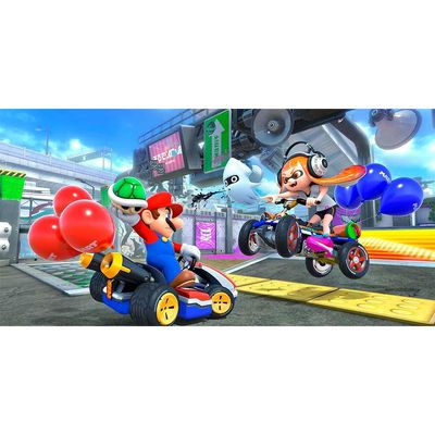 Console Nintendo Switch + Super Mario Kart 8 Deluxe Bundle Vermelho e Azul