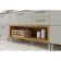 Cozinha Modulada Nesher Princesa  4 Peças (2 Balcões + Aéreo + Paneleiro) C4P15 Freijo/Off White