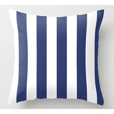 Almofada Azul Listrada