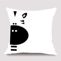 Almofada Girafa Preto E Branco