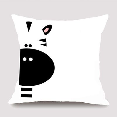 Almofada Girafa Preto E Branco